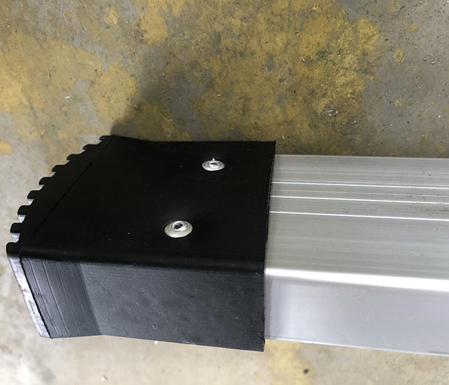 Aluminum Straight Ladder Aluminium lurus tangga