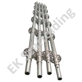 Sistem perancah ringlock vertikal standar galvanis dicat