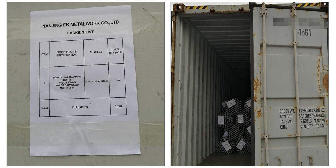 Foto pemuatan pipa perancah 03