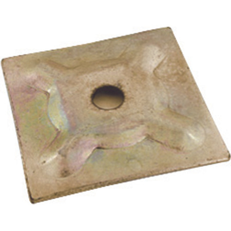 Pelat mesin cuci bendera baja ditekan