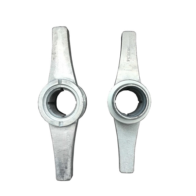 Aksesoris perancah khusus elektro galvanis mur sekrup jack mur