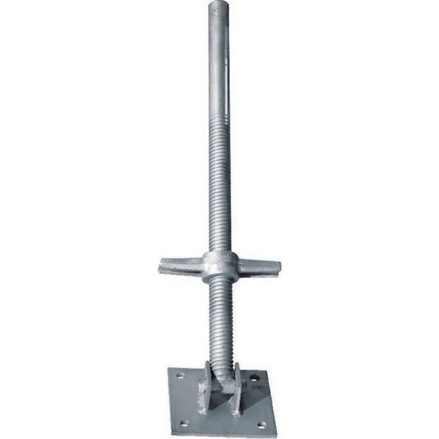 Basis jack sekrup scaffold swivel yang dapat disesuaikan