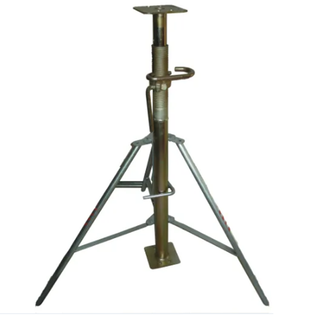 Perancah prop baja konstruksi tugas berat yang dapat disesuaikan