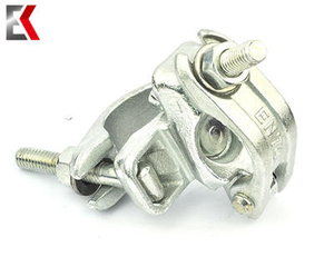 Drop electro-galvanized scaffolding rwivel coupler