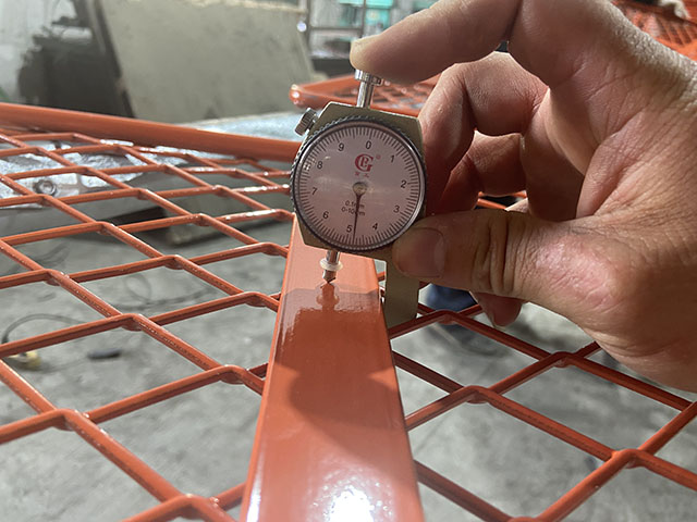 Pintu perangkap perangkap perancah yang dilapisi bubuk pintu 