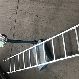 Perancah tangga monyet baja lurus galvanis