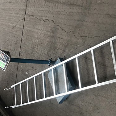 Perancah tangga monyet baja lurus galvanis