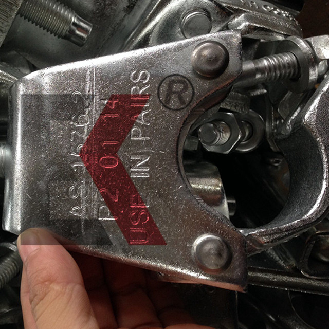 Drop coupler penjepit girder perancah tetap fixed