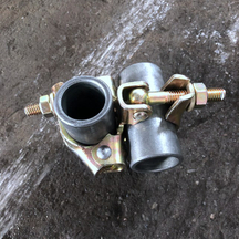 Electro Galvanized EN74 1B SCAFFOLDING Tekanan ganda coupler