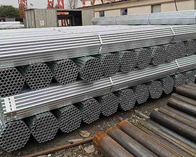 Tabung perancah pipa galvanis scaffolding