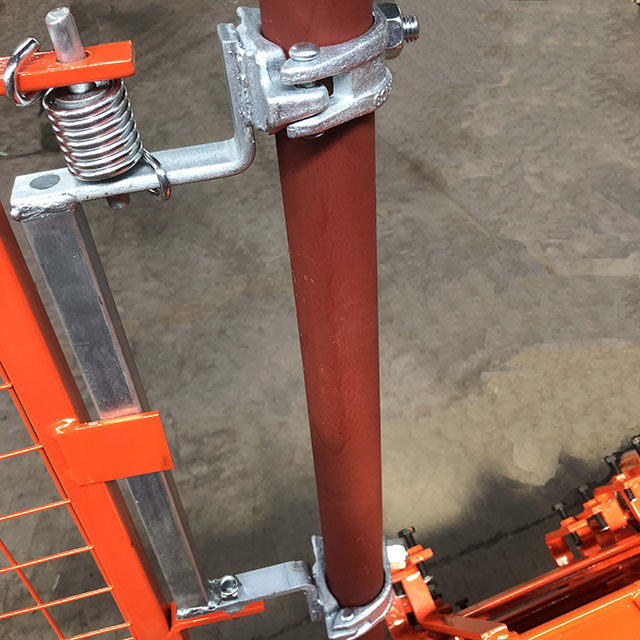 Gerbang akses tangga perancah Tangga Spring Ladder 