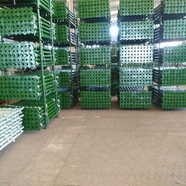 Painted BS1139 perancah baja prop untuk bangunan