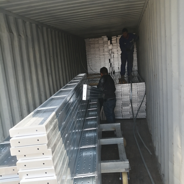 BS1139 Papan berjalan perancah galvanis untuk konstruksi