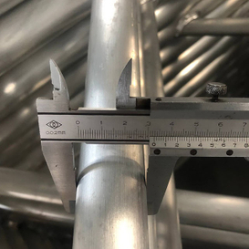 Bahan bangunan perancah aluminium balok tangga lurus