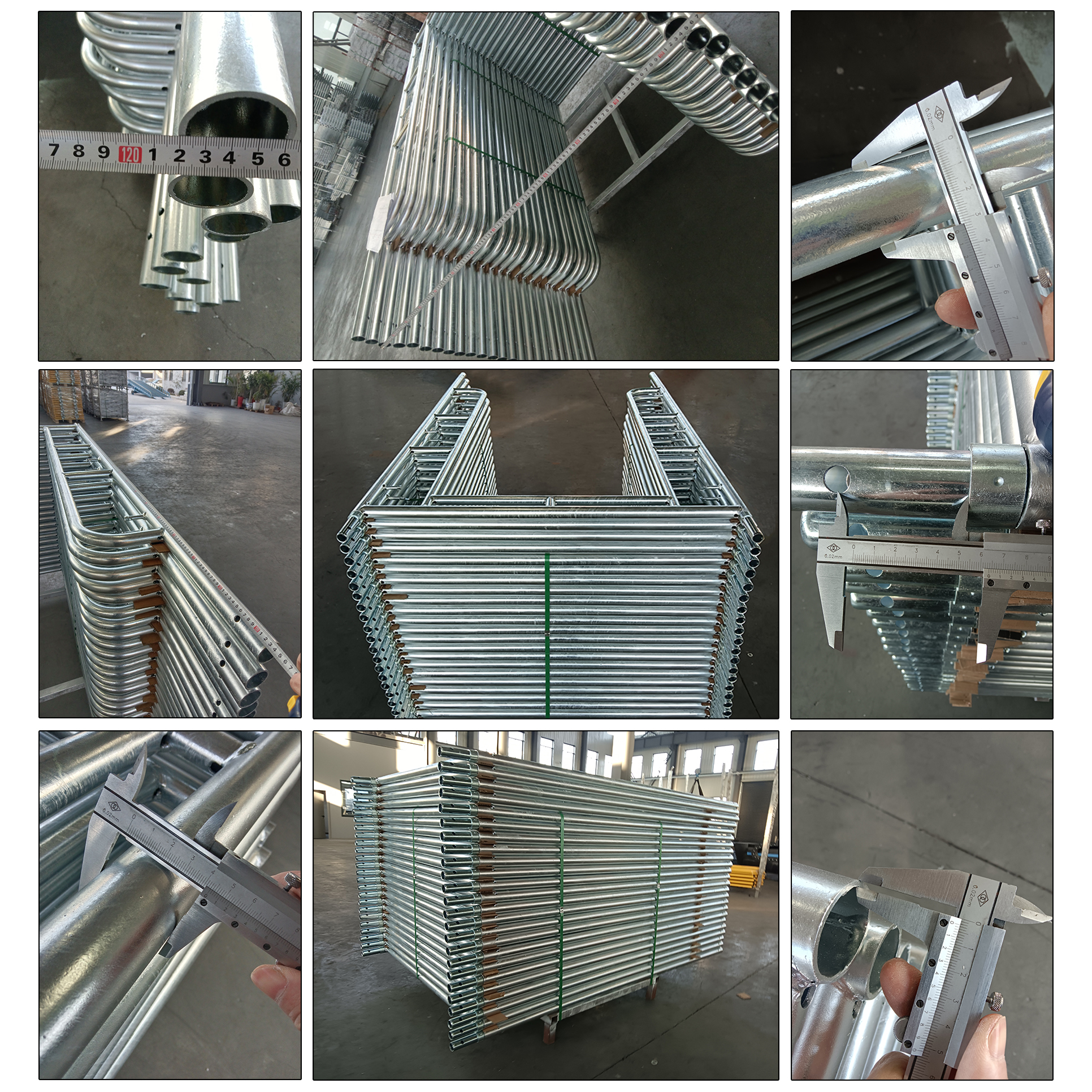 Berjalan Melalui Perancah Bingkai