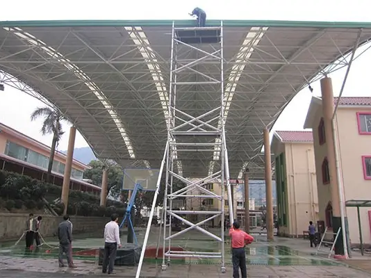 Aplikasi sistem perancah ringlock