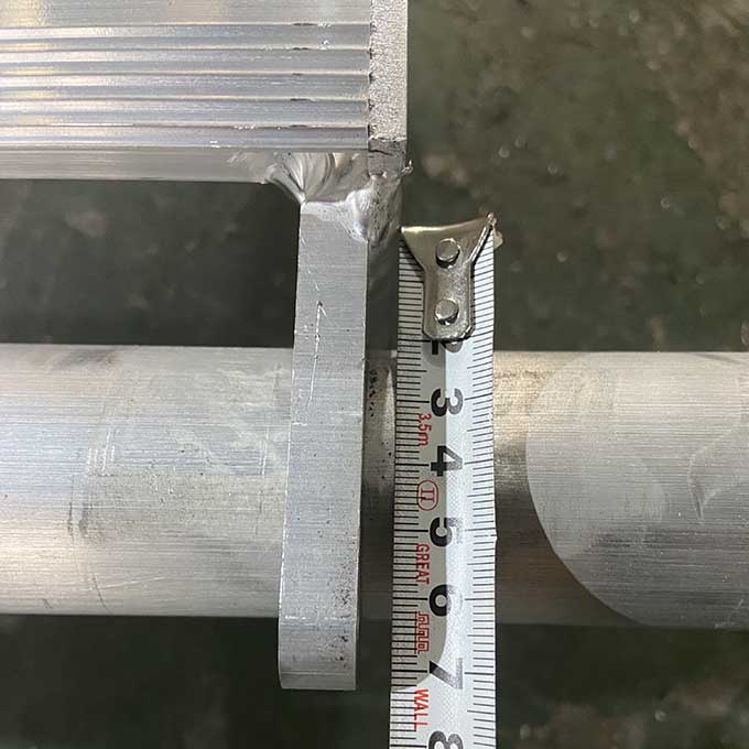 Aluminium Ringlock Scaffolding Stair 2.4m*1,5m Tinggi