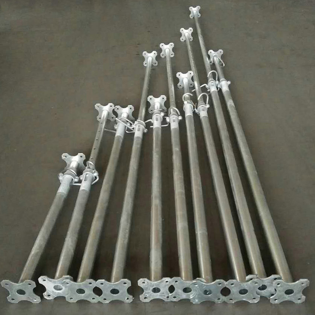 HDG Galvanized Scaffolding Steel Prop untuk membangun
