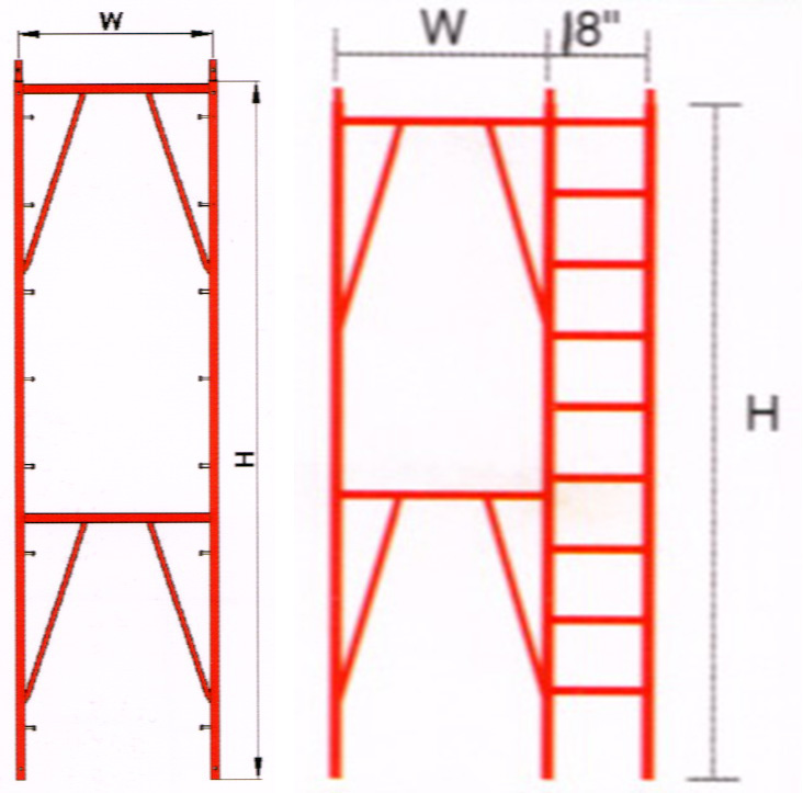 perancah bingkai apartemen