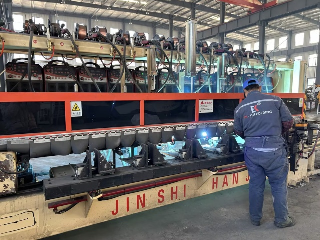 pengelasan perancah ringlock