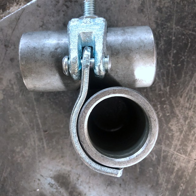 Penurunan penjepit pemasangan perancah independen Forged En74 coupler putlog scaffolding