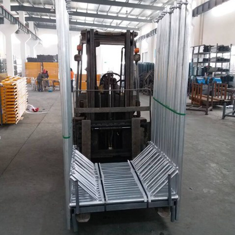 HDG Hot Dipped Galvanis Galvanized Spring Rivet Lock Frame Scaffolding