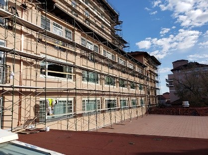 Sistem perancah bingkai