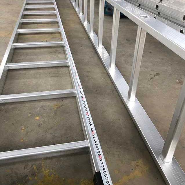 Aluminium Scaffolding Multi Purpose Lipat Langkah Lurus Tangga Lurus