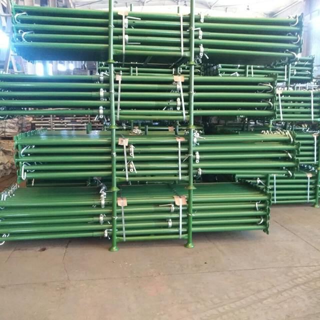 Painted Light Type Scaffolding Steel Prop untuk bangunan