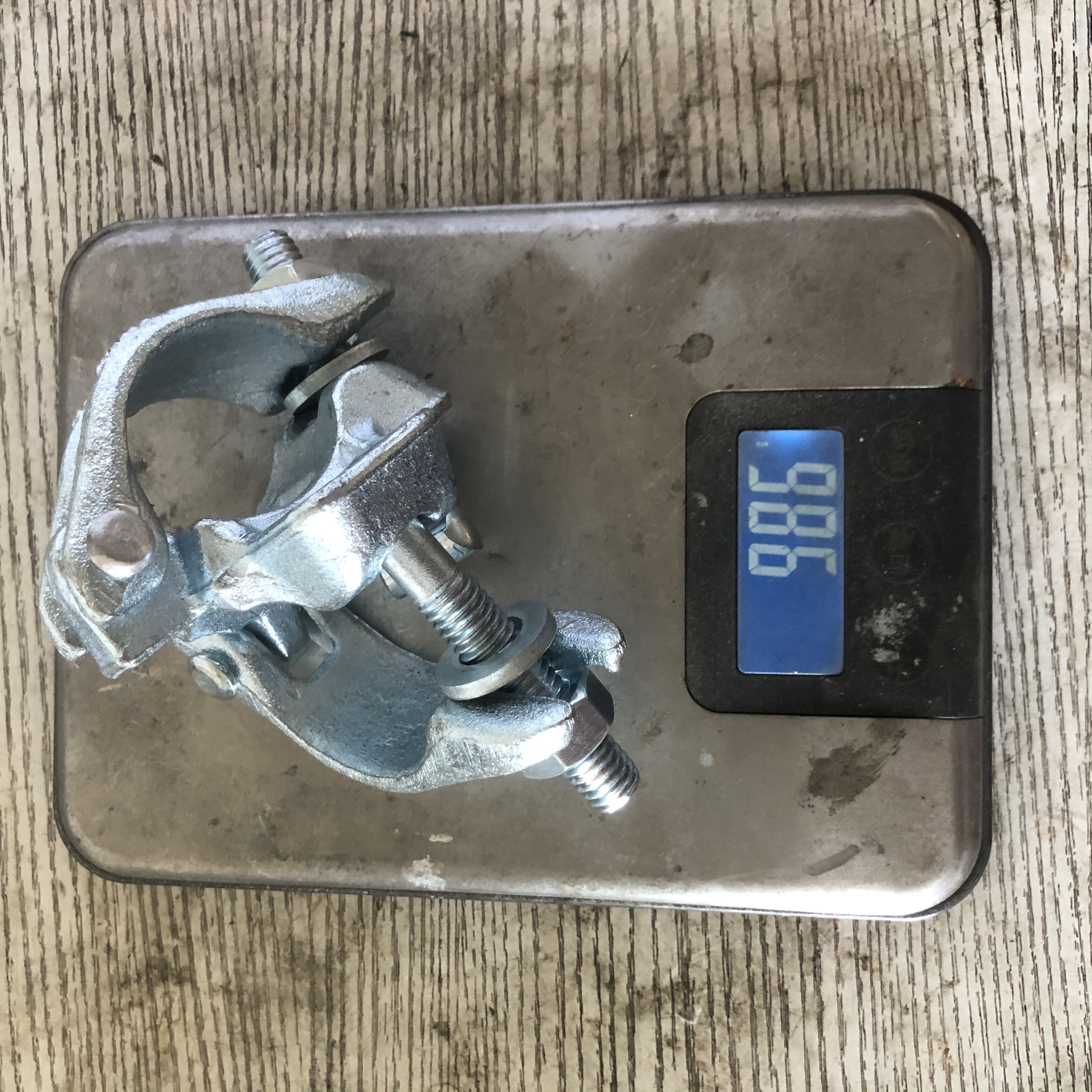 Drop forged double coupler