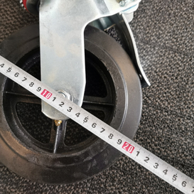 Memasok aksesoris perancah karet roda kastor