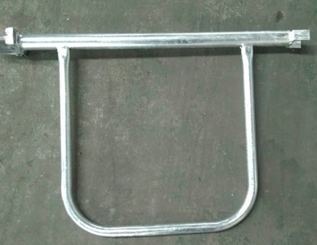 Penurunan perancah Forged Half Coupler End Railguard