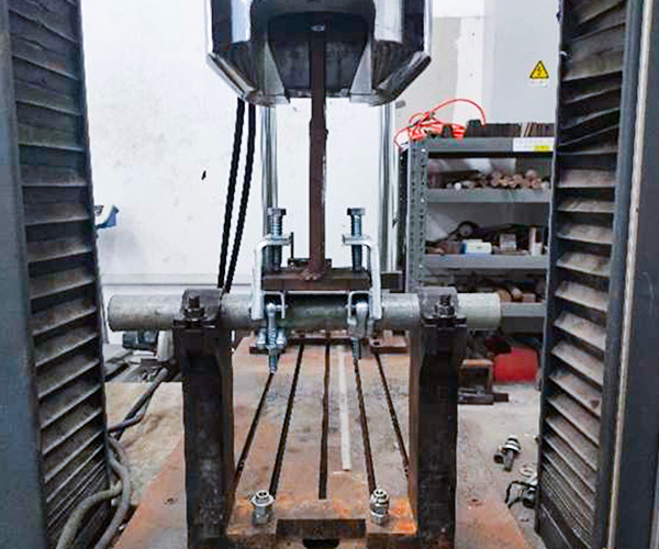  gravlock coupler dalam uji (uji kekuatan)