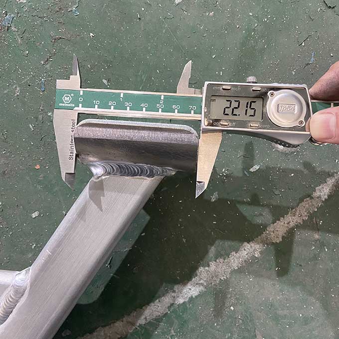 aluminium ringlock perancah braket hop -up - setengah