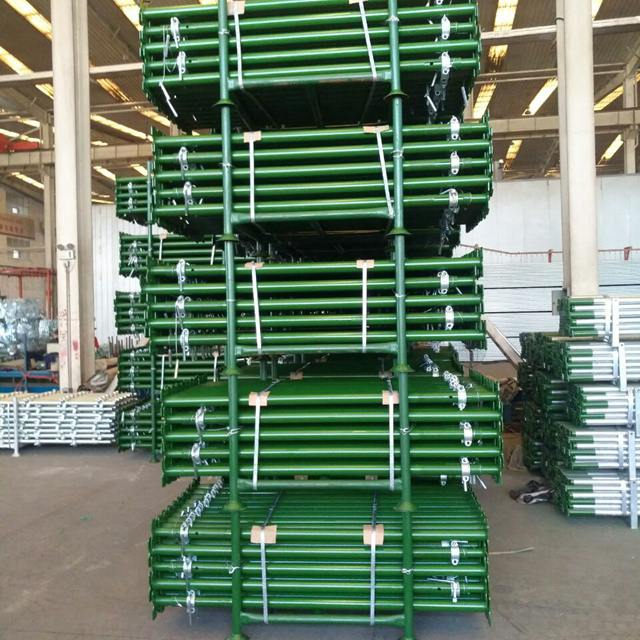 Painted Galvanized Scaffolding Steel Prop untuk membangun