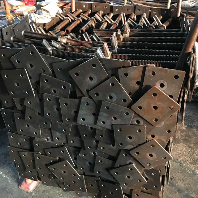 Jack dasar sekrup padat yang dapat disesuaikan untuk konstruksi