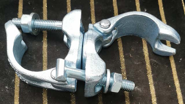 Drop scaffolding scaffolding galvanized rwivel coupler