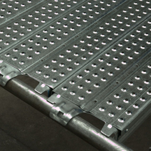 HDG Hot Dip Galvanis Board Canadian Scaffolding Steel Hook Hook Planks 241mm