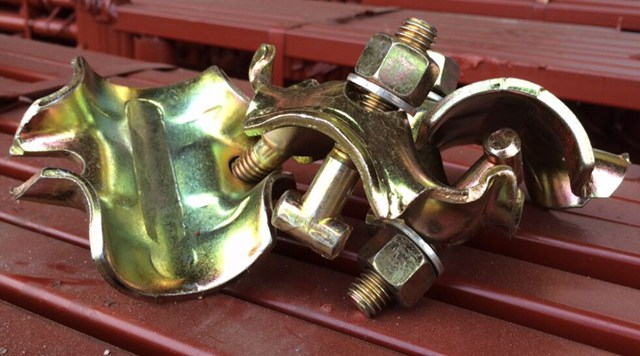 Elektro ditekan elektro galvanis scaffolding coupler