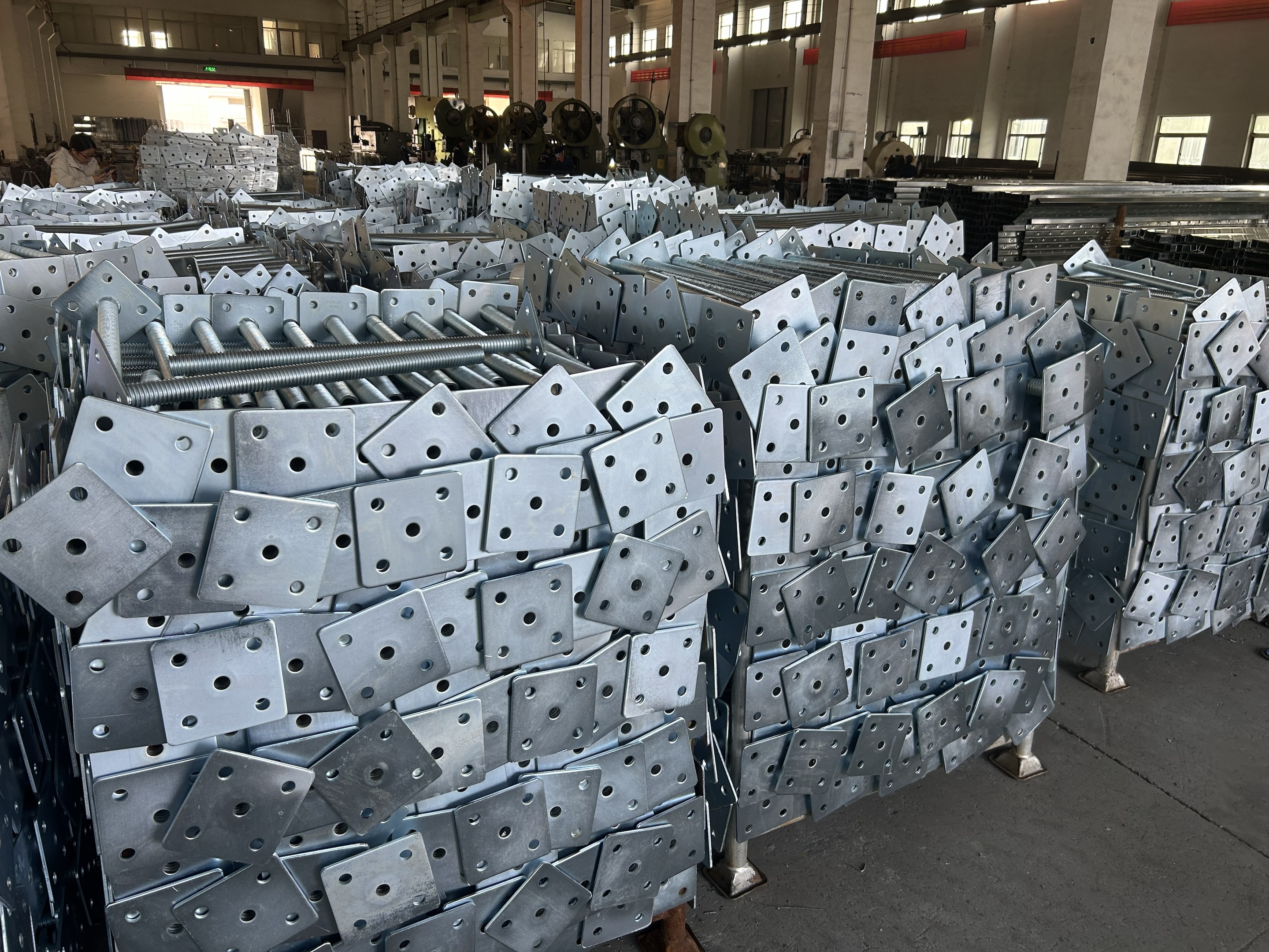 dongkrak dasar galvanis 