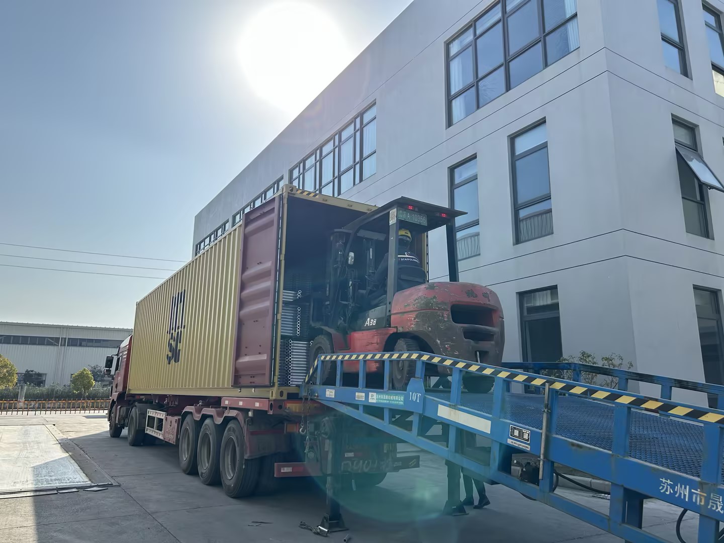 aluminium kisi beam pengiriman 