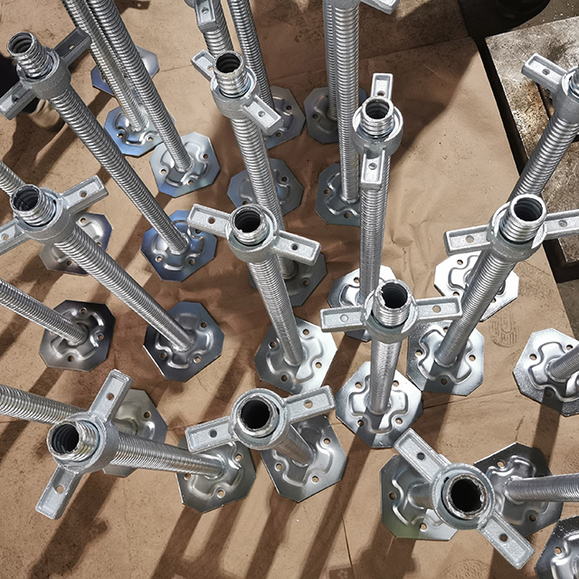 Memasok 3.5m 4.0m galvanis atau dicat perancah perancah baja yang dapat disesuaikan alat baja teleskopik