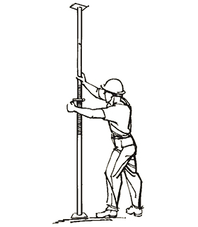 putar kerah searah jarum jam