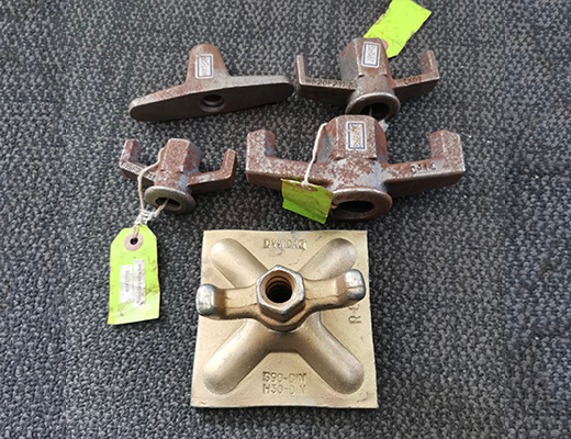 batang pengikat bekisting, kacang sayap dan stopper air