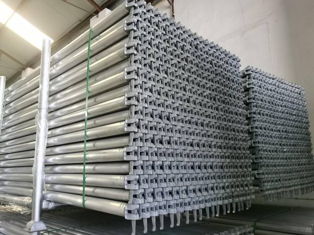 Ledger perancah ringlock aluminium