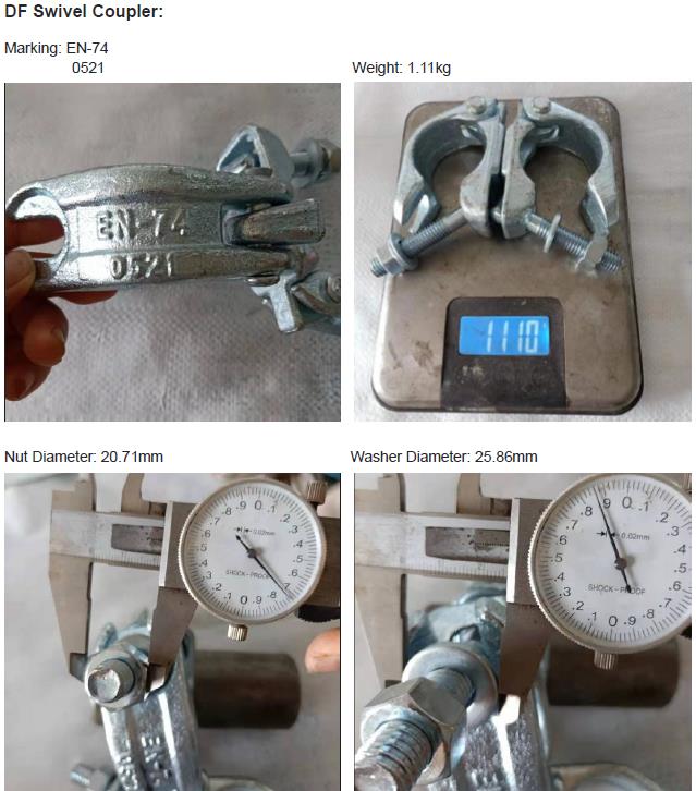 Coupler Putar Tempa Jatuhkan Perancah 01 