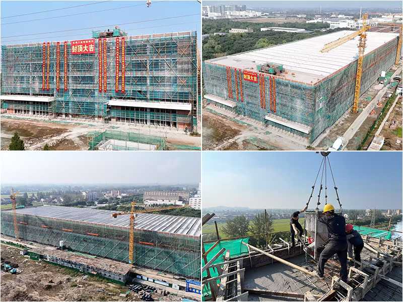 Topping-out yang Menguntungkan! Pabrik Baru Perancah EK